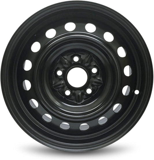 Wheel For 2006-2012 Toyota Rav4 16 inch 5 Lug Black Steel Rim Fits R16 Tire