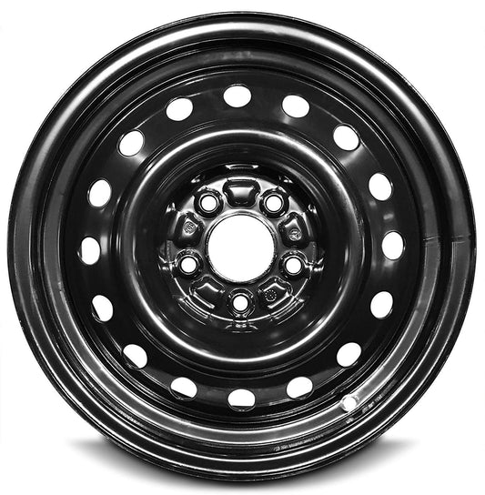 Wheel For 2008-2010 Dodge Avenger 16 inch 5Lug Black Steel Rim Fits R16 Tire