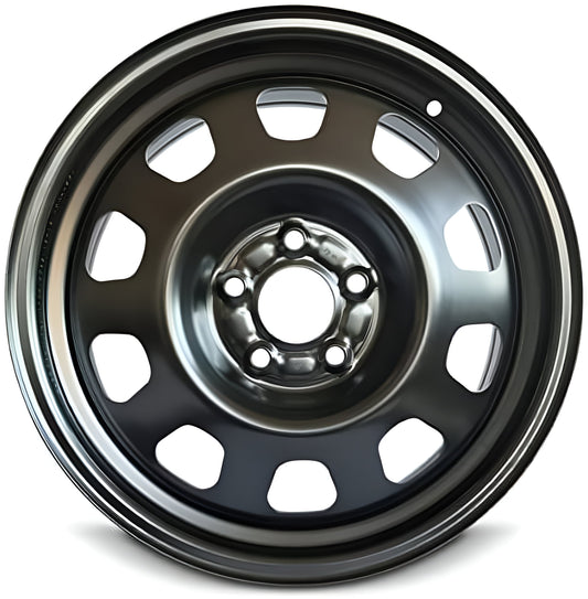 Wheel For 2011-2014 Chrysler 200 2008-2014 Dodge Avenger 17 inch 5 Lug Black Steel Rim Fits R17 Tire