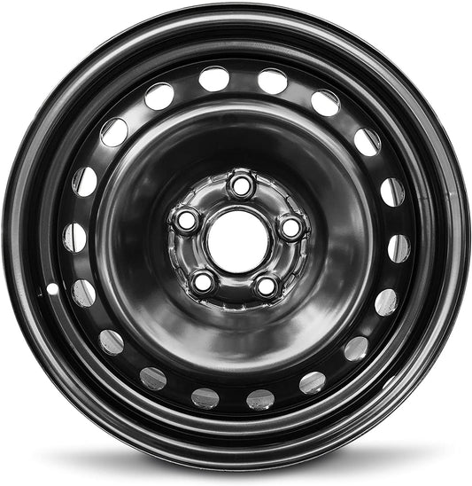 Wheel For 2011-2017 Honda Odyssey 17 inch 5 Lug Black Steel Rim Fits R17 Tire