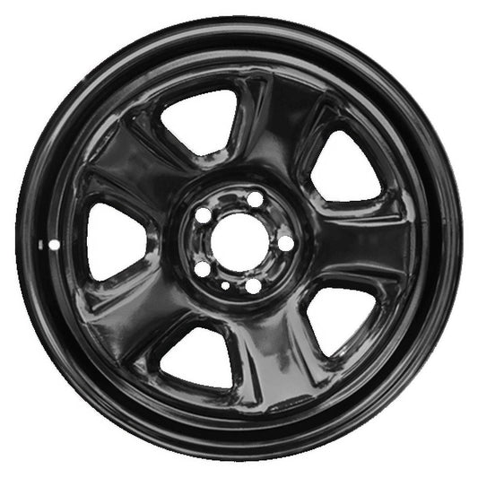 Wheel For 2007-2008 Dodge Magnum 18 inch 5 Lug Black Steel Rim Fits R18 Tire