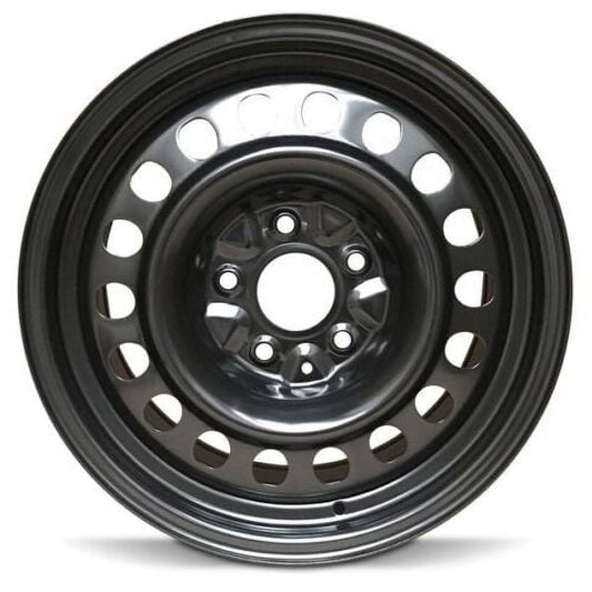 Wheel Rim For Jeep Commander 2006-2010 17 Inch Black Painted Steel Rim - OE Direct Replacement - Road Ready Car Wheel