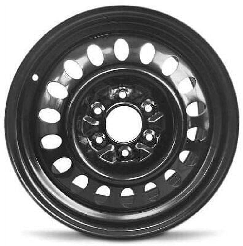 Wheel Rim for 2002-2004 Oldsmobile Bravada 17 in Black Steel Rim Direct Fit