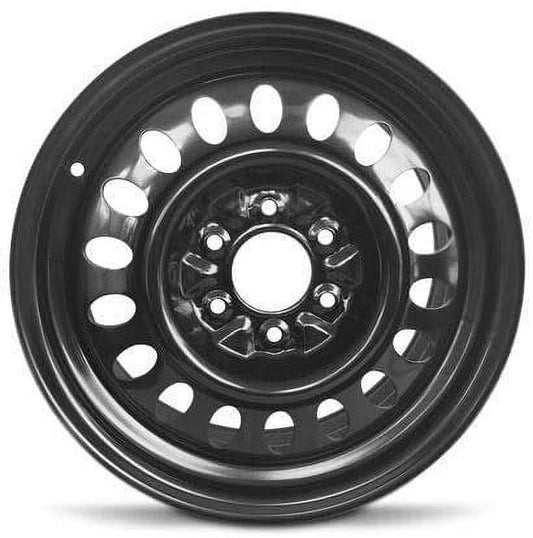 Wheel Rim for 2005-2009 Saab 9-7x 17x7 in Painted Black Steel Rim Direct Fit