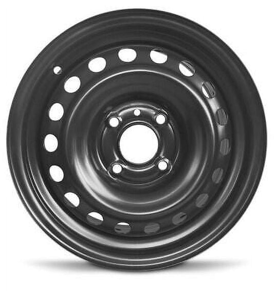 Wheel Rim for 2007-2012 Nissan Sentra 15 in Black Steel Rim Direct Fit