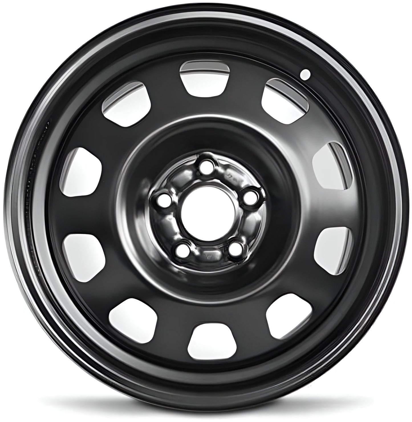 Wheel Rim for 2007-2014 Dodge Avenger 17x6.5 in Painted Black Steel Rim Direct Fit