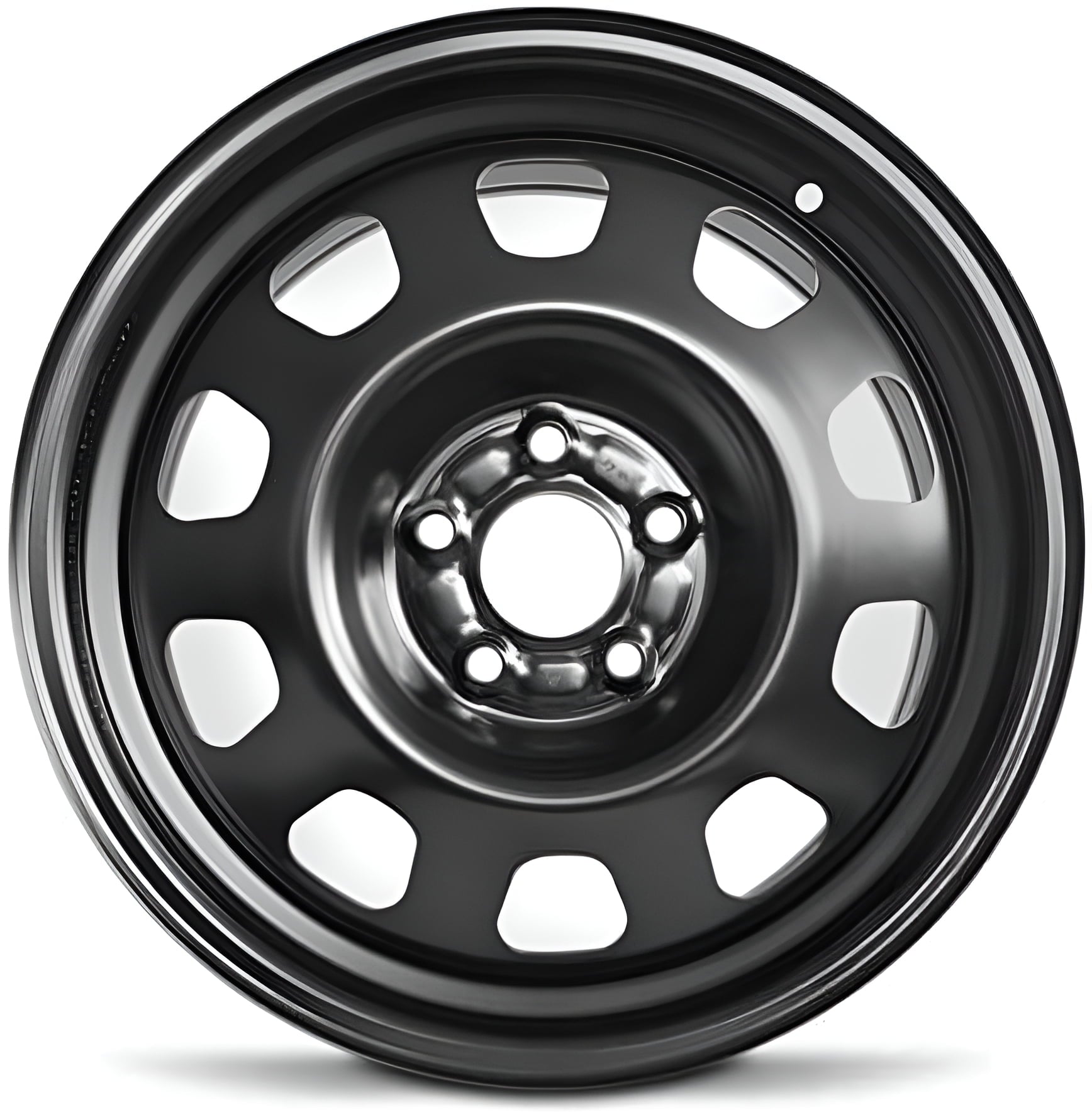 Wheel Rim for 2007-2014 Dodge Avenger 17x6.5 in Painted Black Steel Rim Direct Fit