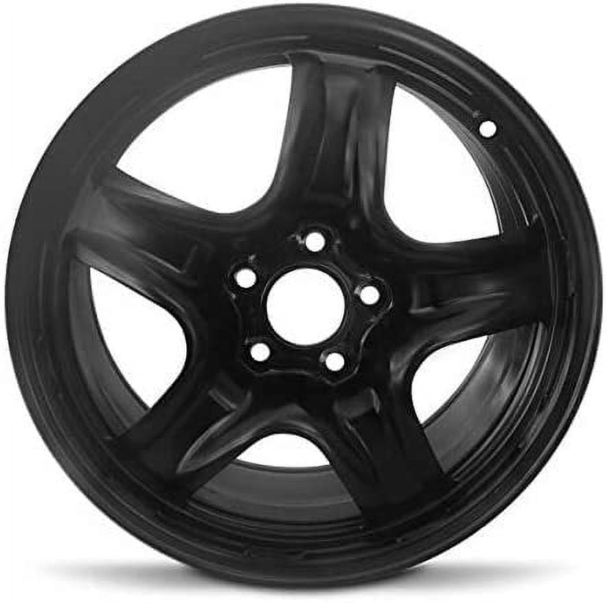Wheel Rim for 2010-2011 Mercury Milan 17x7.5 in Painted Black Steel Rim Direct Fit