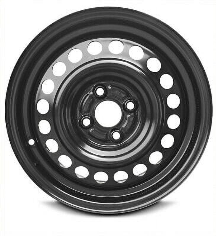 Wheel Rim for 2010-2014 Honda Fit 15 in Black Steel Rim Direct Fit