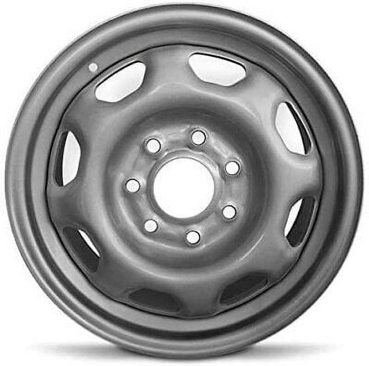 Wheel Rim for 2010-2014 ford F150 17 in Silver Steel Rim Direct Fit