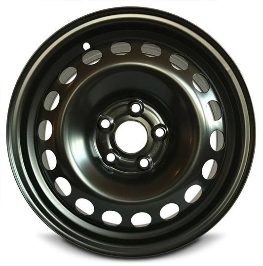 Wheel Rim for 2012-2016 Chevrolet Sonic 15 in Black Steel Rim Direct Fit