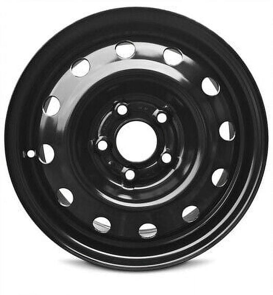 Wheel Rim for 2015-2018 Chevrolet City Express 15 in Black Steel Rim Direct Fit