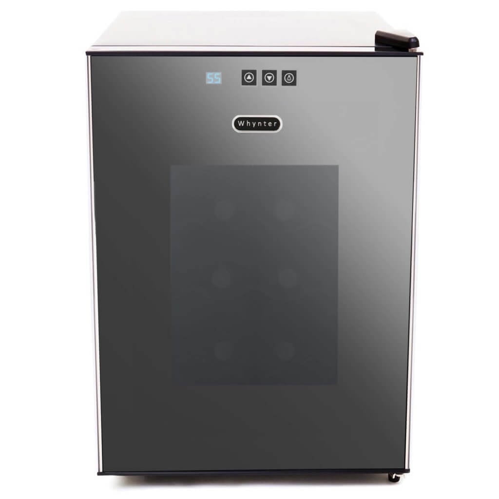 Whynter 20-Bottle Thermoelectric Wine Cooler, Black