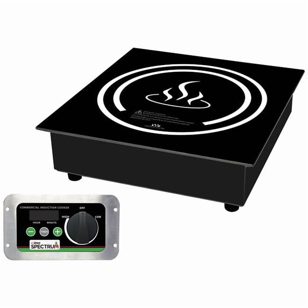 Winco EIDS-18 Spectrum Drop-In Induction Cookers - 1800 Watts - U.S. Only
