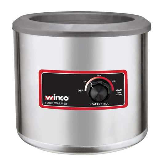 Winco FW-7R250 7 qt. Electric Round Food Warmer
