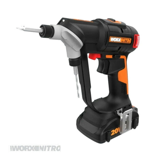 Worx Nitro WX177L 20V Brushless Switchdriver 2.0 2-in-1 Cordless Drill & Driver (Battery & Charger Included)