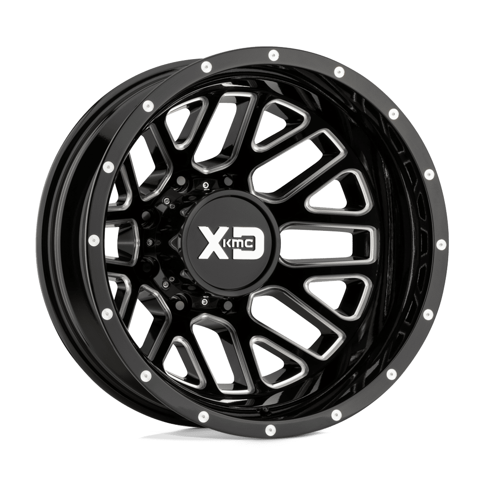 XD Cast Aluminum Rim XD843 17X6.5 8X210 G-BLK MILL -140MM, XD843765893140N