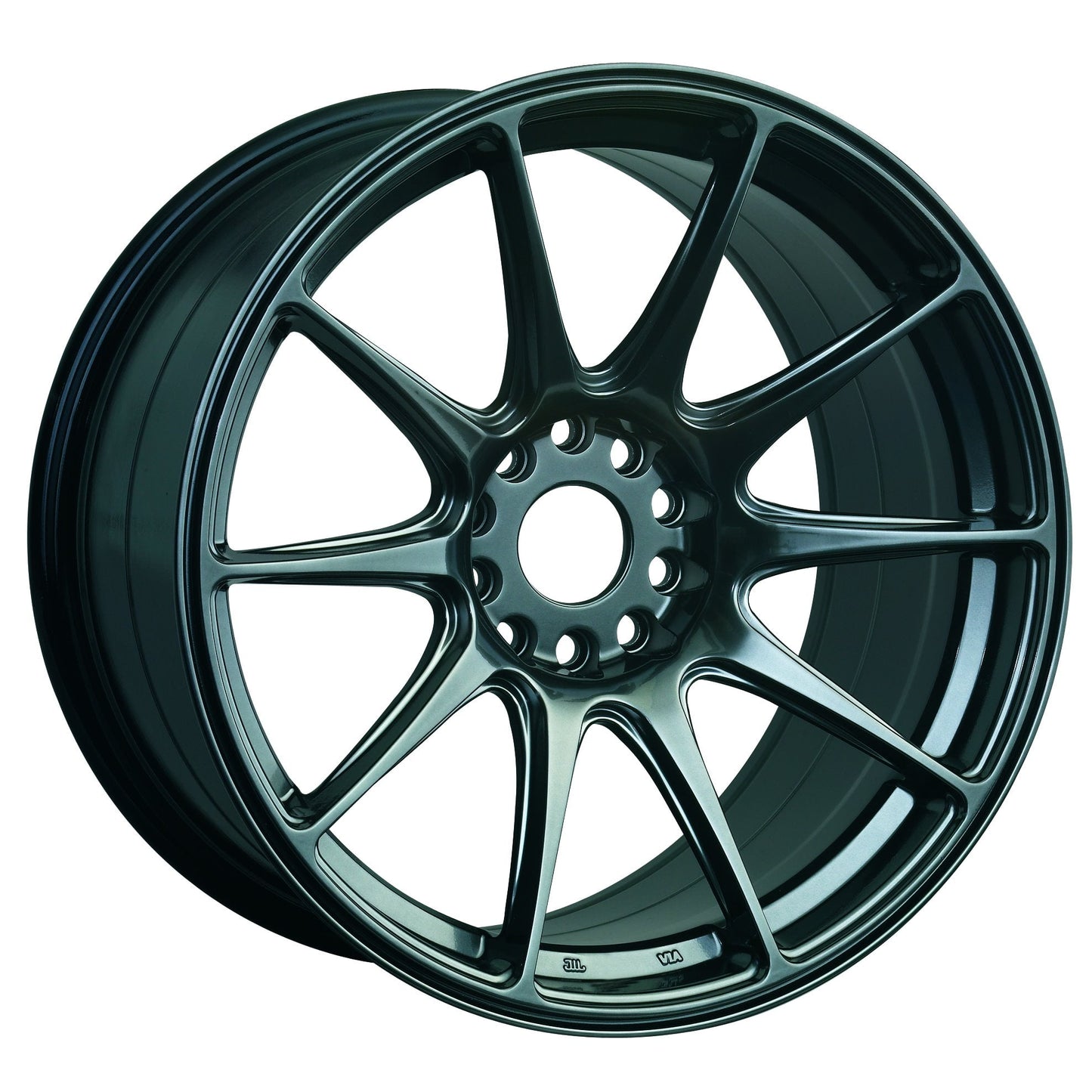 XXR 527 15x8.25 4x100/4x114.3 0et Flat Black Wheel