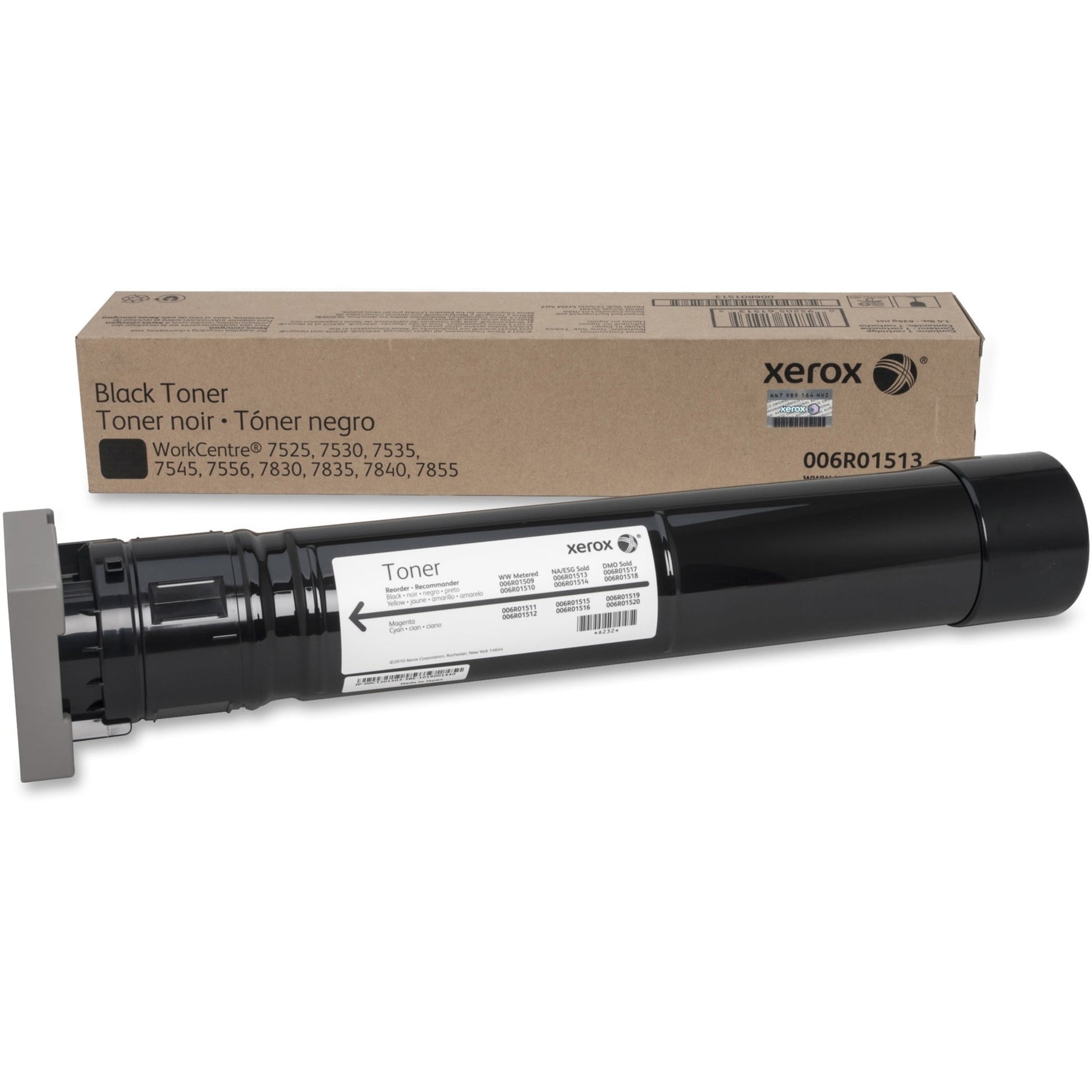 Xerox, XER006R01513, 006R01513/4/5/6 Toner Cartridges, 1 Each