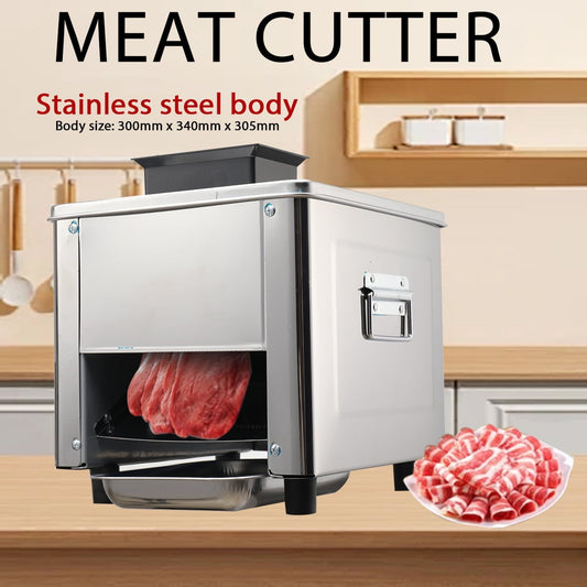 YILIKISS Electric Desktop Meat Cutter Meat Slicer Meat Cutting Machine 110V