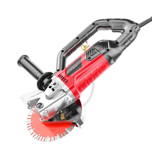 YVZ Slotting machines, 4800W Electric Concrete Saw, 5000r/min Wall Groove Cutter Machine with 8" Saw Blade, Slotting Machine 1.34"-2.8" Adjustable Cutting Depth
