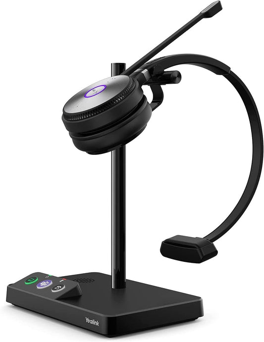Yealink WH62 Mono Teams Wireless Noise Canceling Headset - Black