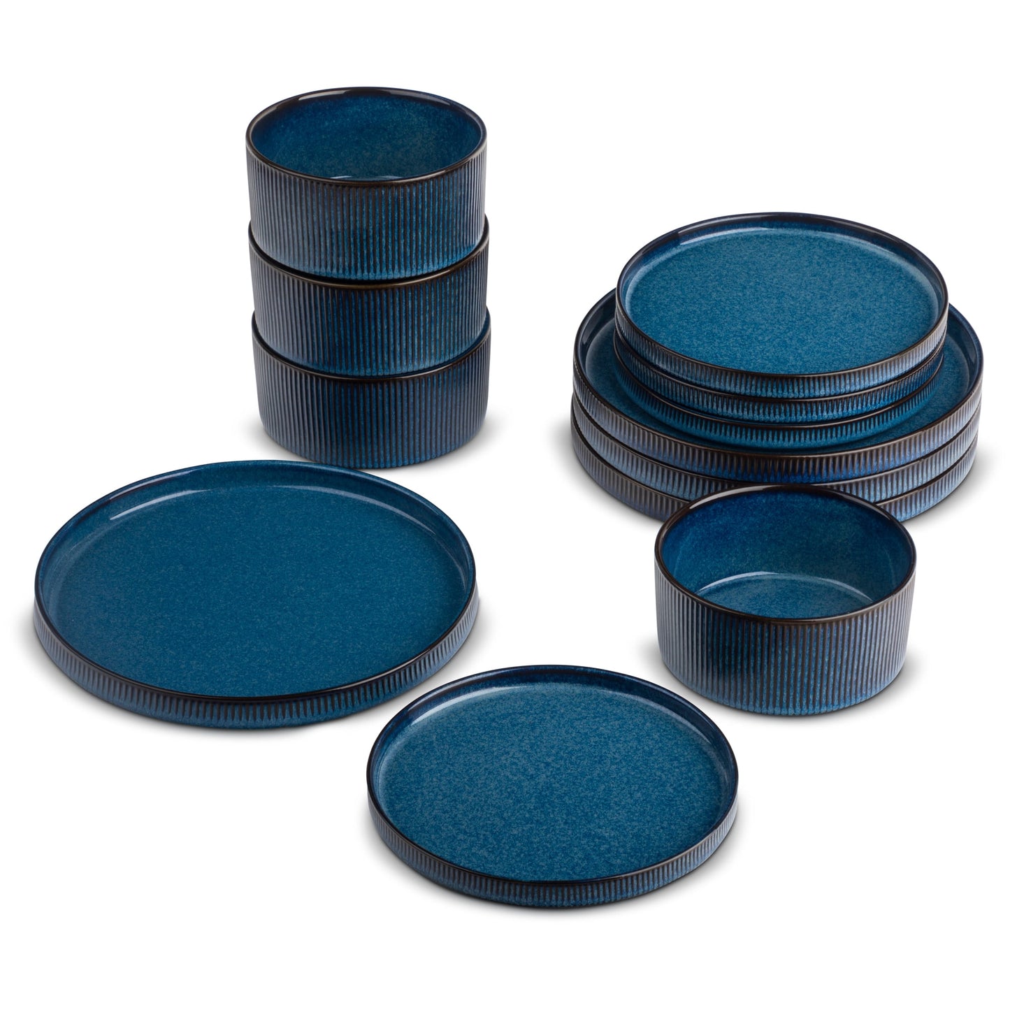 Yellowstone John 12-Piece Ceramic Dinnerware Set