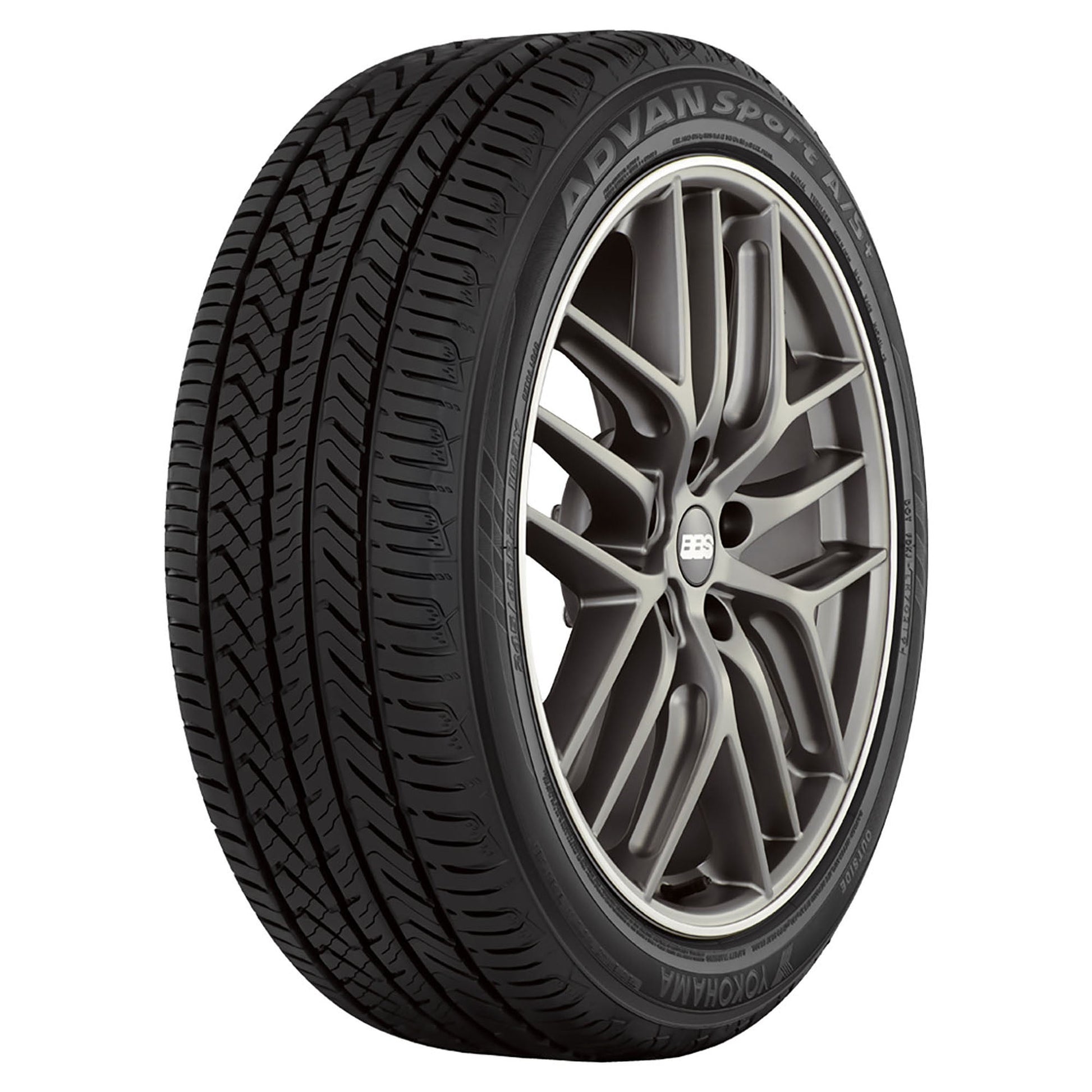 Yokohama Advan Sport A/S Plus 235/55R17 109T Passenger Tire Fits: 2014-17 Ford Escape SE, 2018-19 Ford Escape SEL