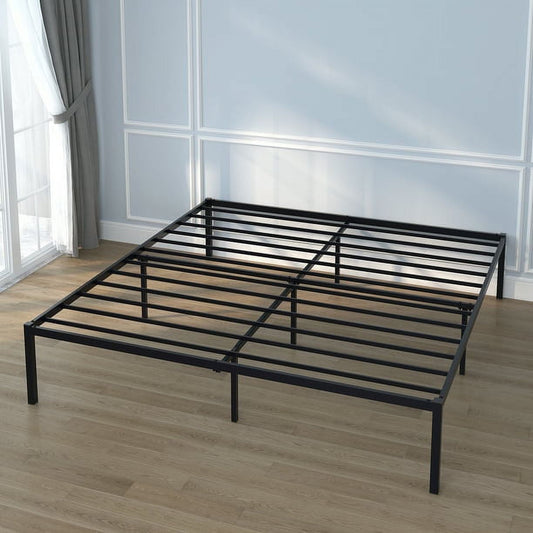Yoneston 18" High Storage Queen Size Metal Platform Bed Frame No Box Spring
