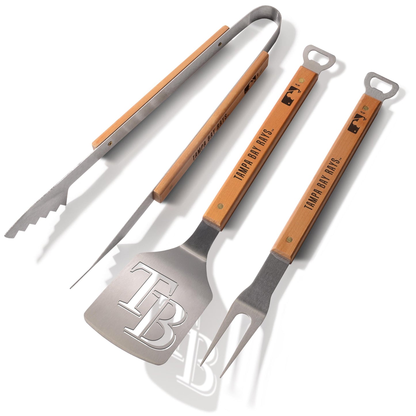 YouTheFan MLB Tampa Bay Rays Classic Series 3 Piece BBQ Set