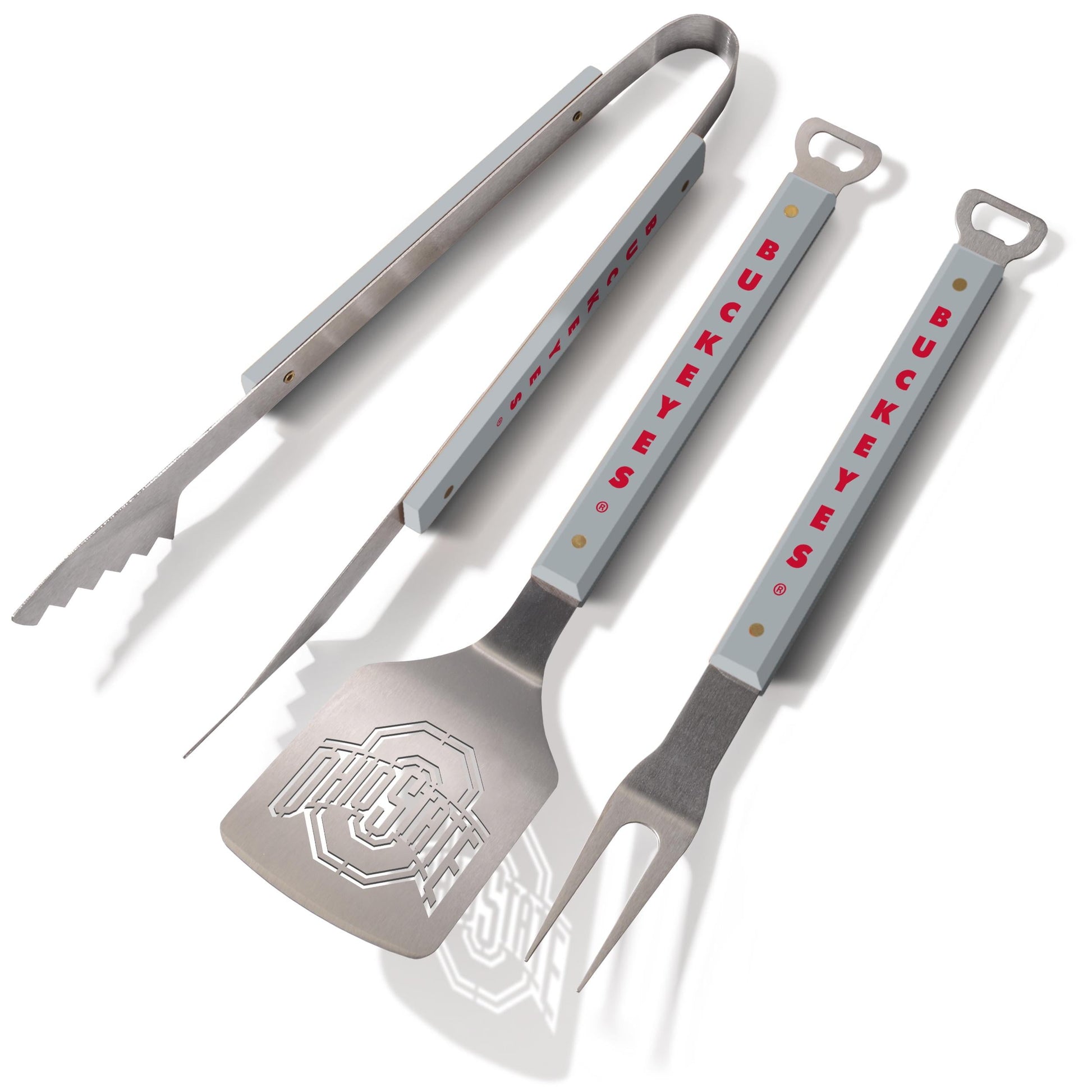 YouTheFan NCAA Ohio State Buckeyes Spirit Series 3pc BBQ Set
