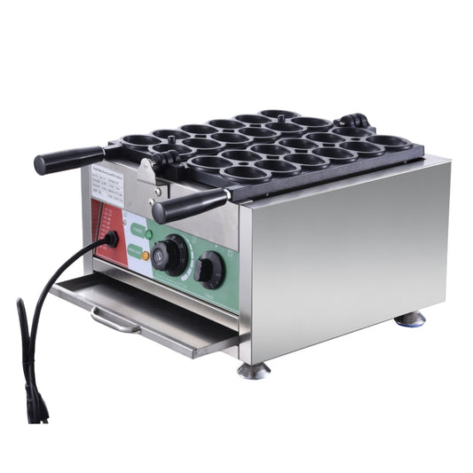 ZHAO Hotel Waffle Maker Non-Stick Waffle Ball Iron 1800W Portable Muffins Baking Machine Commercial Egg Puff for Restaurant Cafe Tea Shop delightful