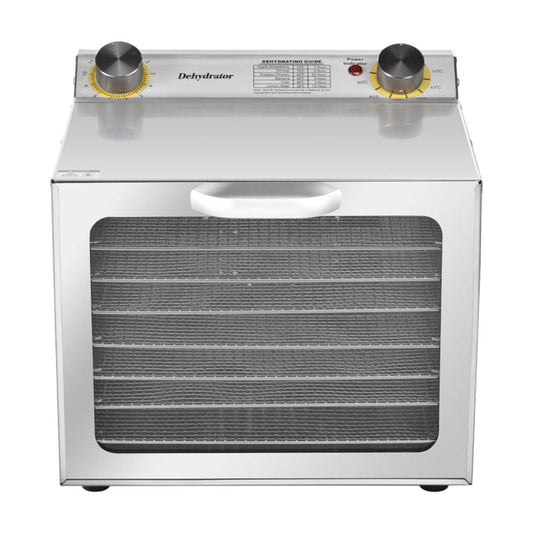 ZHAO Jerky Dehydrator Stainless Steel 8 Trays Jerky Dryer Temperature Control Dry Fruit Machine 110V Electric Food Preserver for Meat Vegetable standard