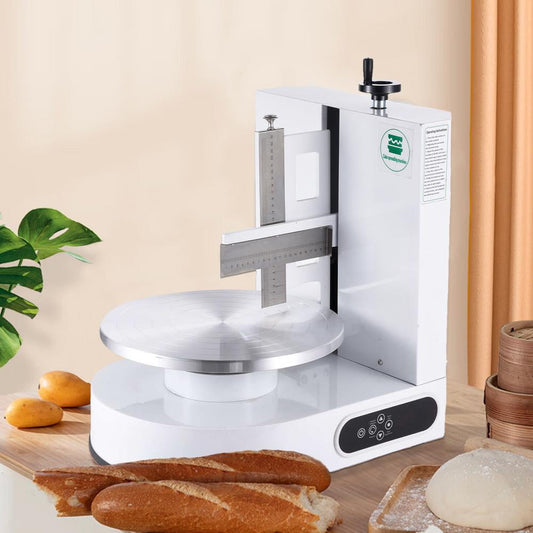 ZHON Cake Decorating Machine, Cake Cream Spreading Coating Smearing Machine, Low Noise Cake Frosting Machine, Turntable with Adjustable Scraper, for 4" to 12" Cake
