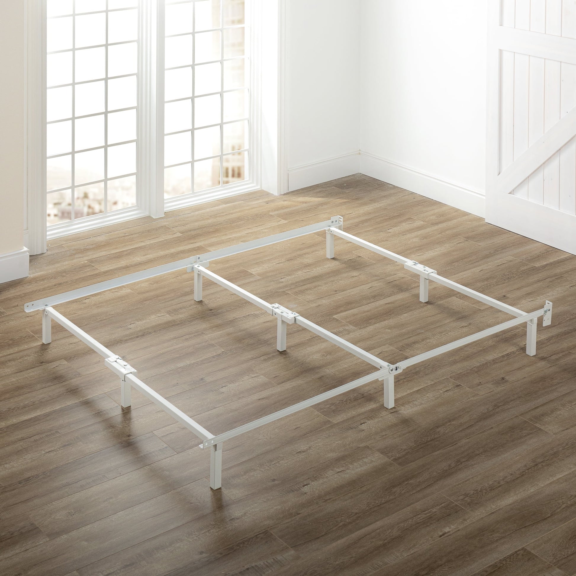 Zinus 7" CompackÂ® Metal Bed Frame, White, King
