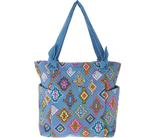 Vera Bradley Signature Print Hadley Shopper Handbag