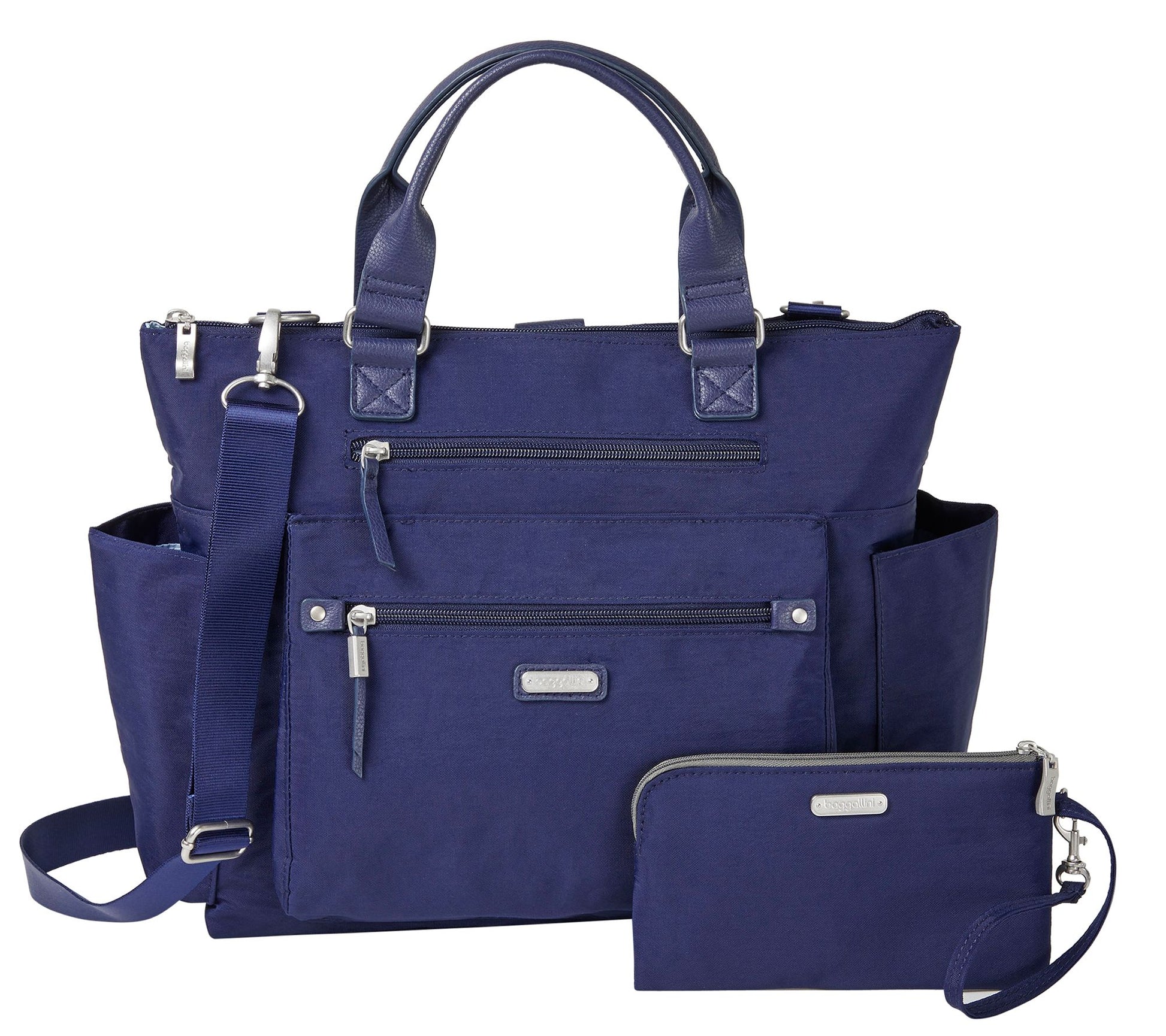 baggallini 3-in-1 Convertible Backpack with RFID Wristlet