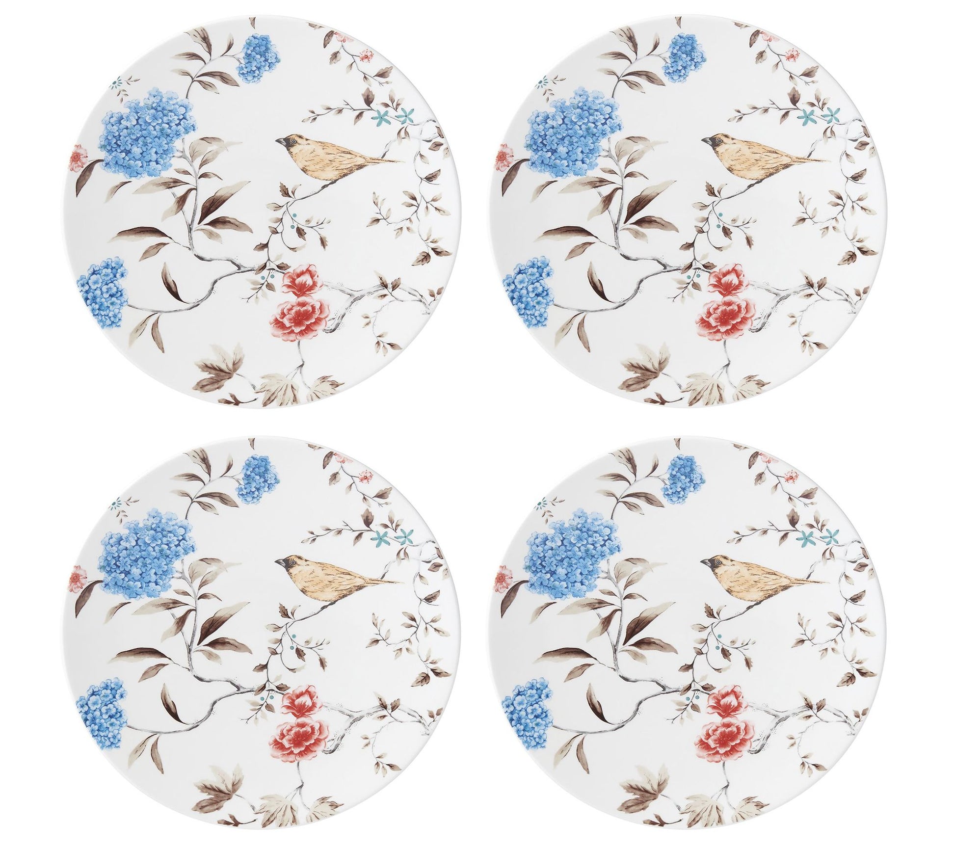 Lenox Sprig & Vine Accent Plate White, Set of Four