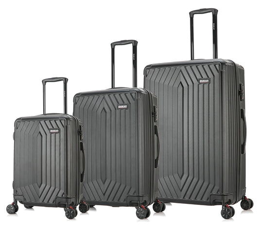 Dukap Hardside Spinner 3-Piece Luggage Set-Stratos