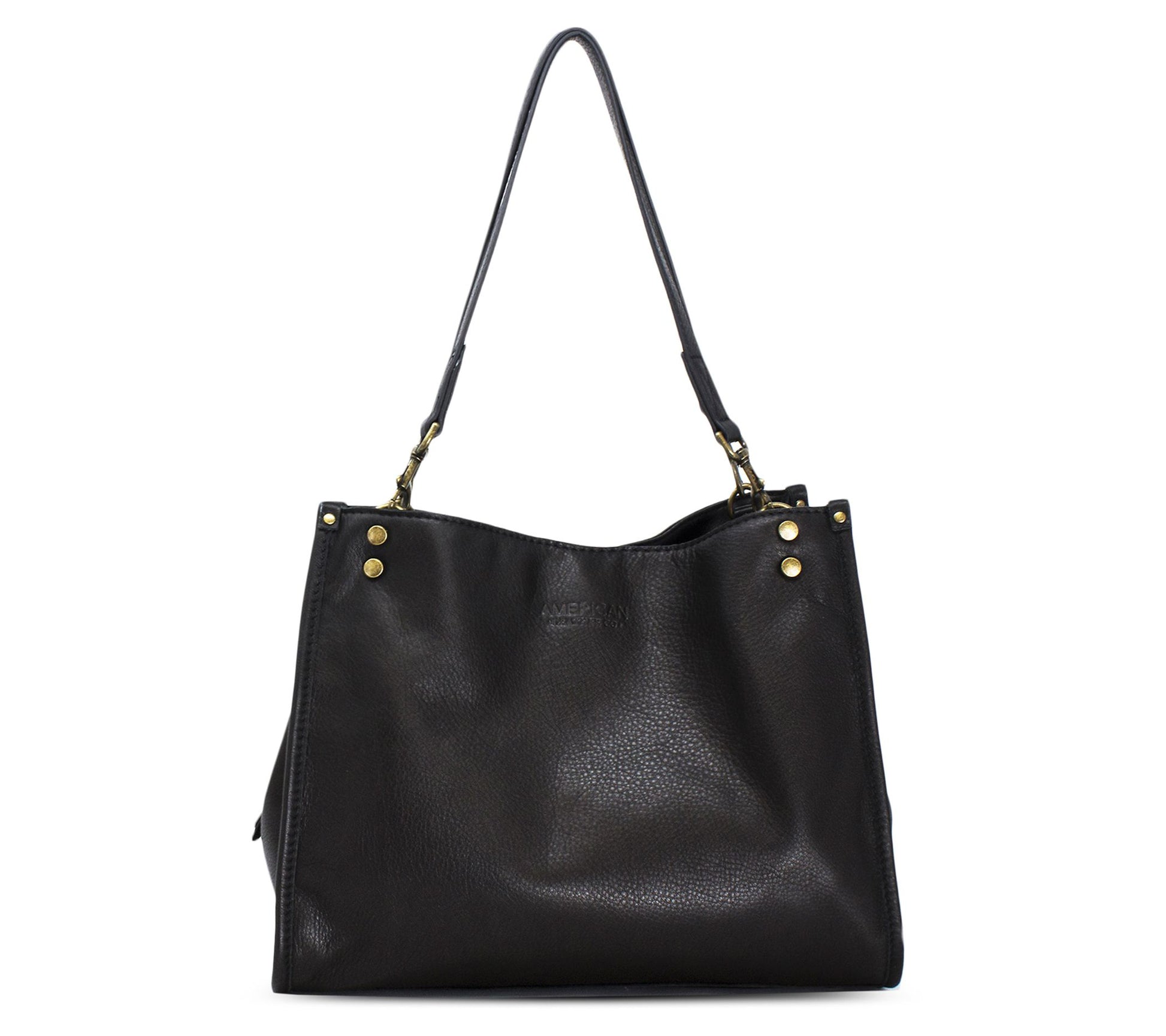 American Leather Co. Lenox Triple-Entry Satchel