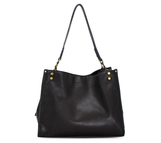 American Leather Co. Lenox Triple-Entry Satchel