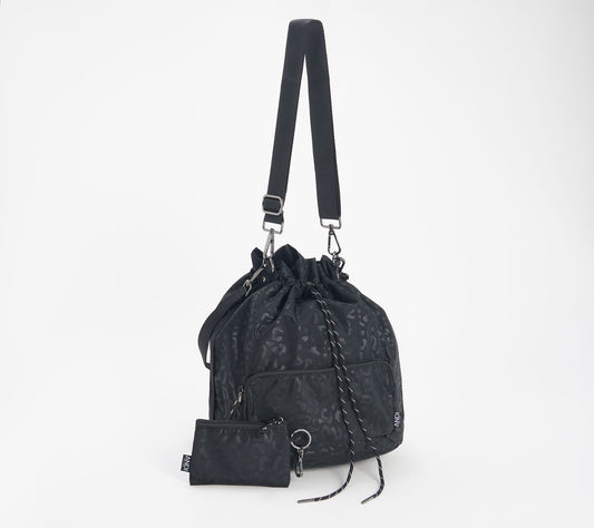 ANDI Bucket Crossbody Bag + Mini Wallet with Key Leash