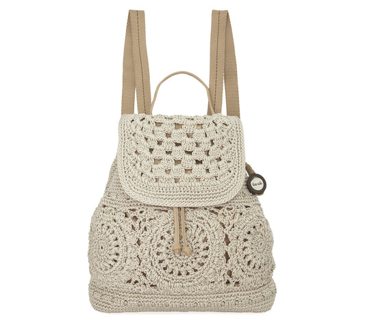 The Sak Sayulita Crochet Backpack