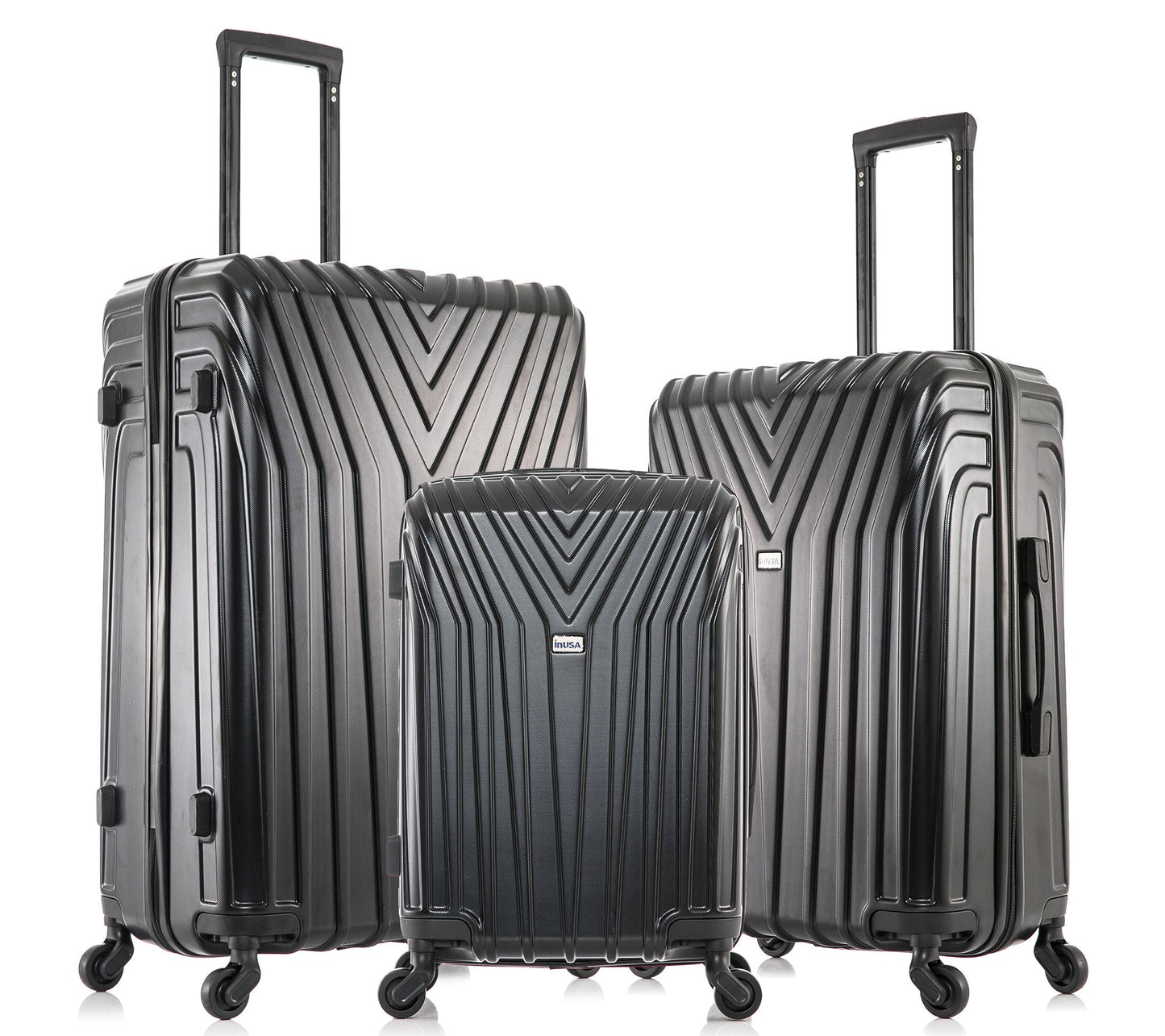 InUsa Vasty Lightweight Hardside Spinner 3-PC Luggage Set
