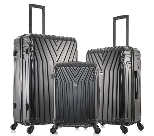 InUsa Vasty Lightweight Hardside Spinner 3-PC Luggage Set