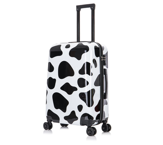 InUSA PRINTS 24" Lightweight Hardside Spinner-Cow