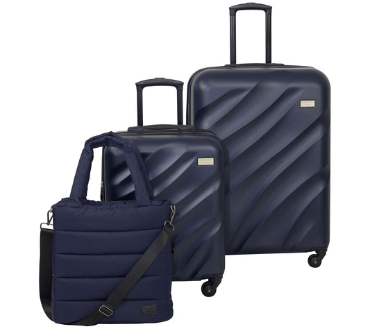 Geoffrey Beene Puffer Hardside 3 Pc Luggage Collection