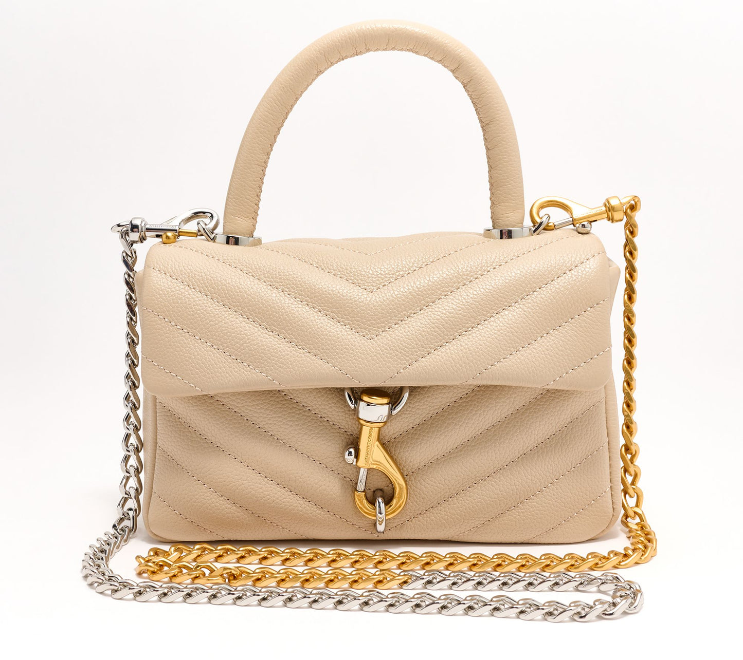 Rebecca Minkoff Edie Leather Top Handle Crossbody