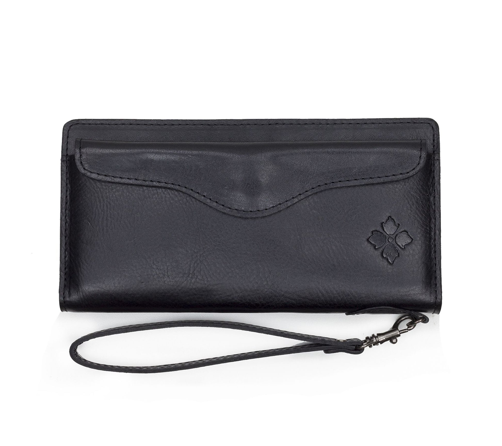 Patricia Nash Valentia Leather Wallet withWrist Strap