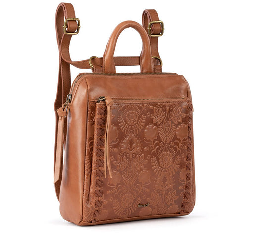 The Sak Loyola Leather Convertible Mini Backpack
